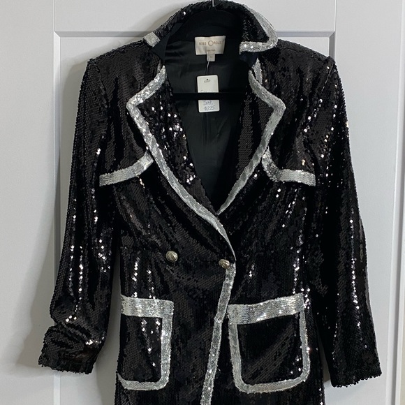 Sequin Blazer Dress - Picture 1 of 3